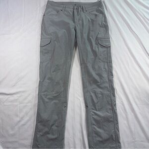 Kuhl Pants Womens 8 Regular Gray Cargo Hiking Outdoor Convertible Pockets